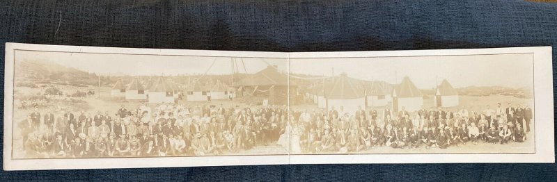 Colorado Springs Colorado RPPC 2-panel Postcard Sanitarium Deed M.W.A. Crowd ‘09