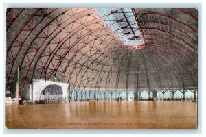 c1910s Interior of Pavilion, Saltair, Great Salt Lake Utah Unposted Postcard
