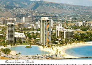 Hawaii Waikiki Hilton Hawaiian Village Rainbow Tower 1982