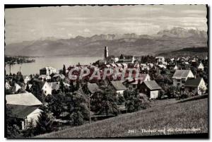 Postcard Old Thalwil und die Glaneralpen