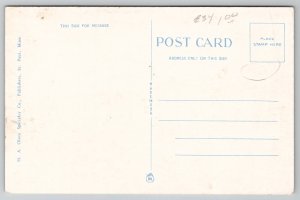 New Post Office Minneapolis Minnesota Linen Postcard K39