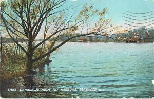 Lake Carasaljo Lakewood New Jersey 1909 Postcard