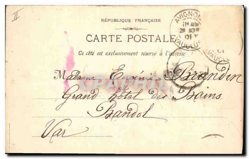 Postcard Old Avignon Place de l'Horloge