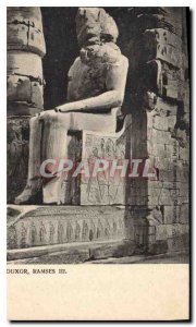 Postcard Ancient Egypt Egypt Luxor Ramses III
