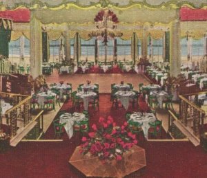 c1930-1940s Edgewater Beach Hotel Chicago Illinois Marine Dining Room B709 