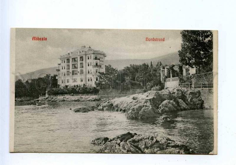 192762 Croatia Opatija ABBAZIA Hotel Vintage postcard