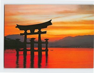 Postcard Itsukushima Shrine Hatsukaichi Japan