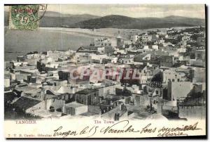 Old Postcard Tangier Morocco The Town