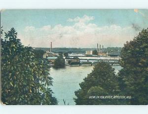 Divided-Back FACTORIES ON FOX RIVER Appleton Wisconsin WI HM7088