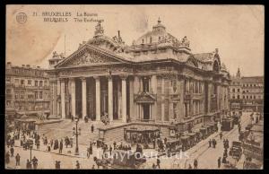 Bruxelles - La Bourse Brussels - The Exchange