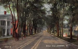 Johnstown New York 1911 Postcard William Street