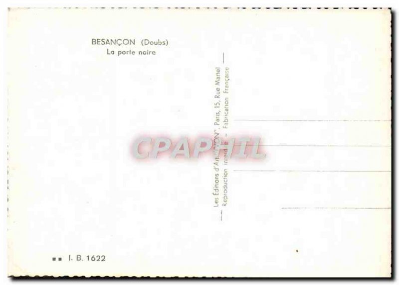 Modern Postcard Besancon The Black Gate