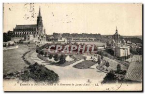 Old Postcard Set of Bon Secours and the Monument Jeanne d & # 39Arc