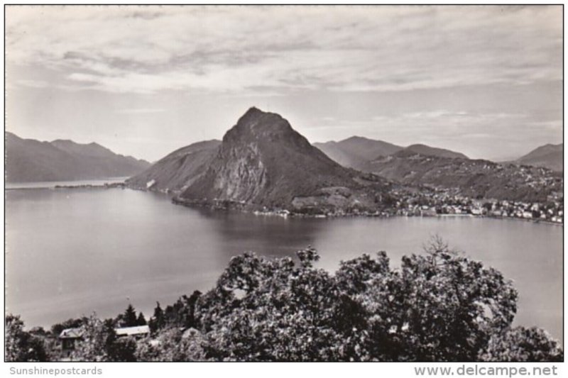 Switzerland Lugano Monte San Salvatore e Ponte di Melide Photo