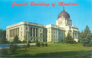 Helena Montana Capitol Building Chrome Postcard Unused