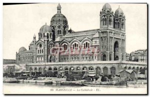 Old Postcard Marseille La Cathedrale