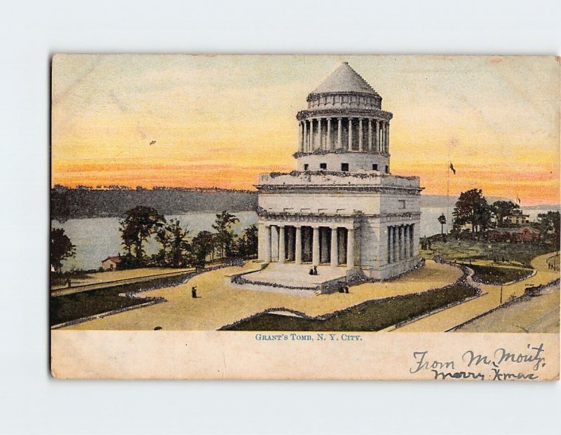 Postcard Grant's Tomb, New York City, New York