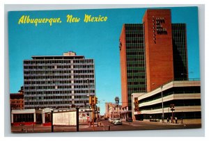 Vintage 1940's Postcard Fourth Street Albuquerque New Mexico