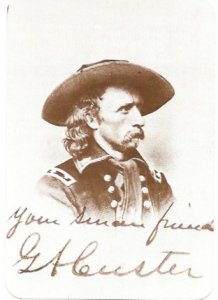 US Old West Collector Series. George Armstrong Custer.  Unused.