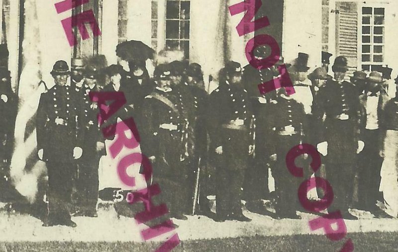 MINNESOTA MN 1861 INTERIOR FORT SNELLING Civil War 1ST MINNESOTA OFFICERS 1911