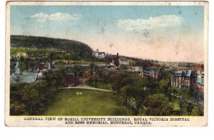 McGill University, Royal Victoria Hospital, Ross, Montreal, Quebec, Used 1930