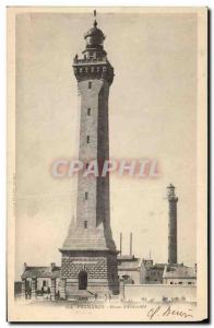 Old Postcard lighthouse & # 39Eckmuhl Penmarch