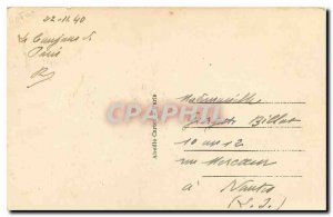 Old Postcard Panorama Paris on the Seine