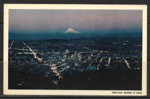 Oregon, Portland - Aerial View At Dusk - [OR-029]