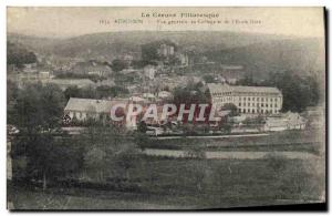 Old Postcard Aubusson Vue Generale College and The free school