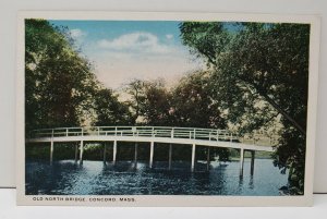Old North Bridge Concord Massachusetts Postcard C14