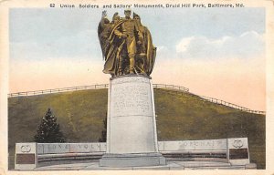 Union Soldiers, Sailors' Monument Druid Hill Park civil War - Baltimore, Mary...