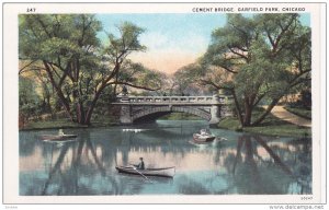 Cement Bridge, Garfield Park, Chicago, Illinois, 10-20s