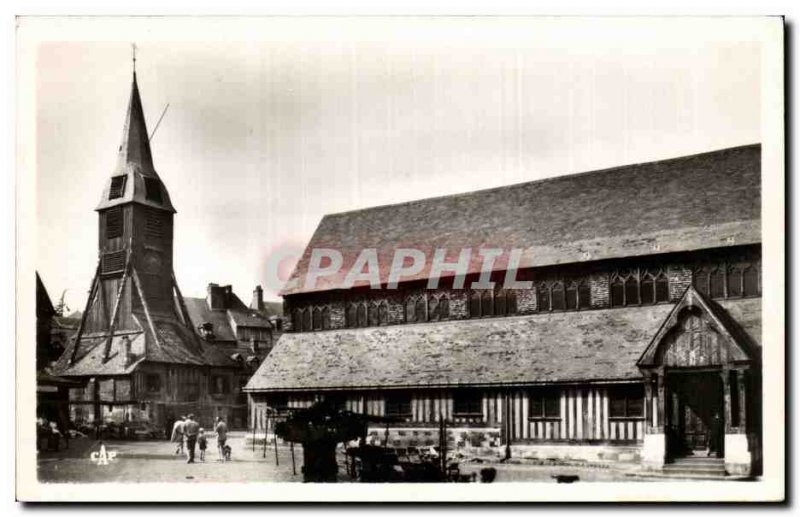 Postcard Old Honfleur Eglise Ste Catherine