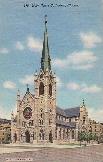 Holy Name Cathedral Chicago Illinois Curteich