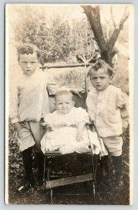 Savanna IL Freeport~Mabelle Hill~Baby Buggy~Future Mrs Karl Lindeman~c1910 RPPC