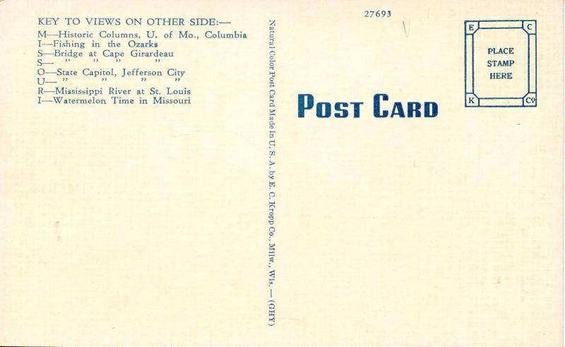 Large Letter - Missouri