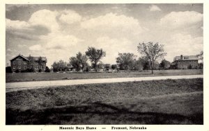 Fremont, Nebraska - A view of the Masonic Boys Home - c1930