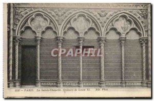 Old Postcard From Paris The Oratory Chapel Louis XI