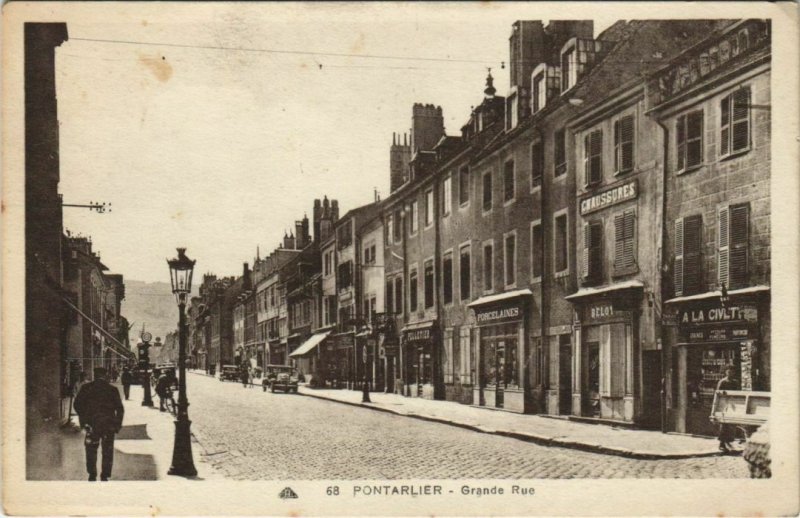 CPA PONTARLIER - Grande Rue (131337)