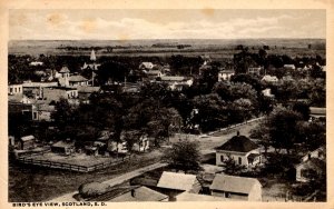 Scotland, South Dakota - A birds-eye view of Scotland - c1908