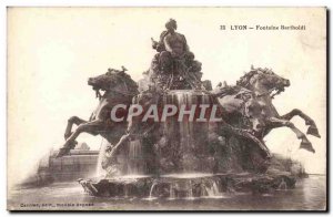 Lyon - Fontaine Bartholdi Old Postcard