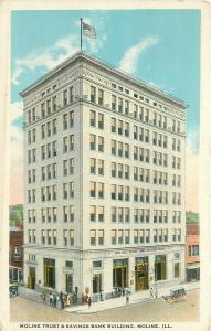 IL, Moline, Illinois, Trust & Savings Bank Building, Tichnor No. R-86042