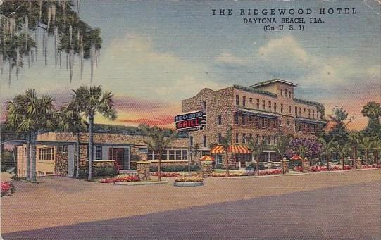 Florida Daytona Beach The Ridgewood Hotel  1955