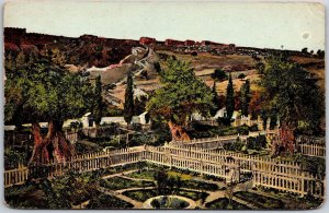 Jerusalem Israel Jardin De Gethsemanie Judaean Mountains Postcard