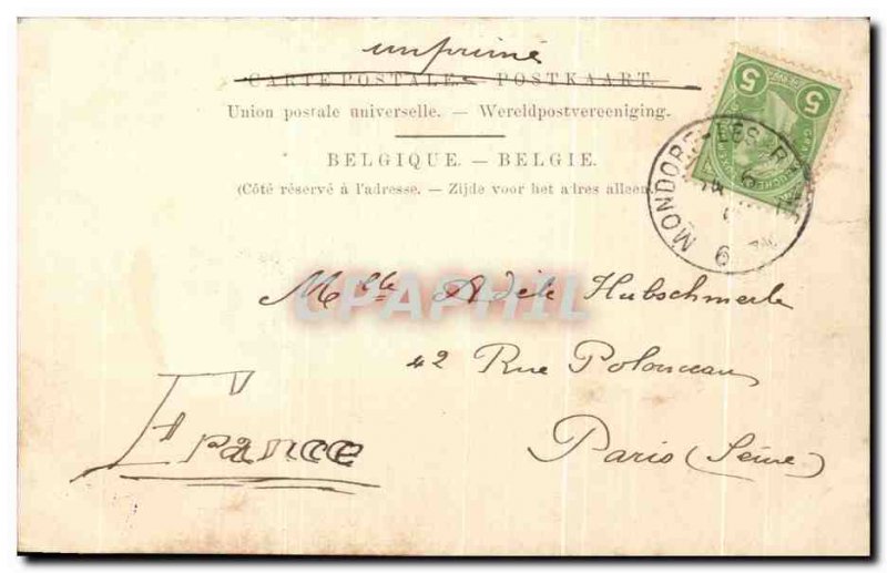 Old Postcard Bouillon Remembrance