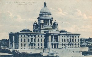 Vintage Postcard 1910's Rhode Island State House Providence RI Blanchard Young