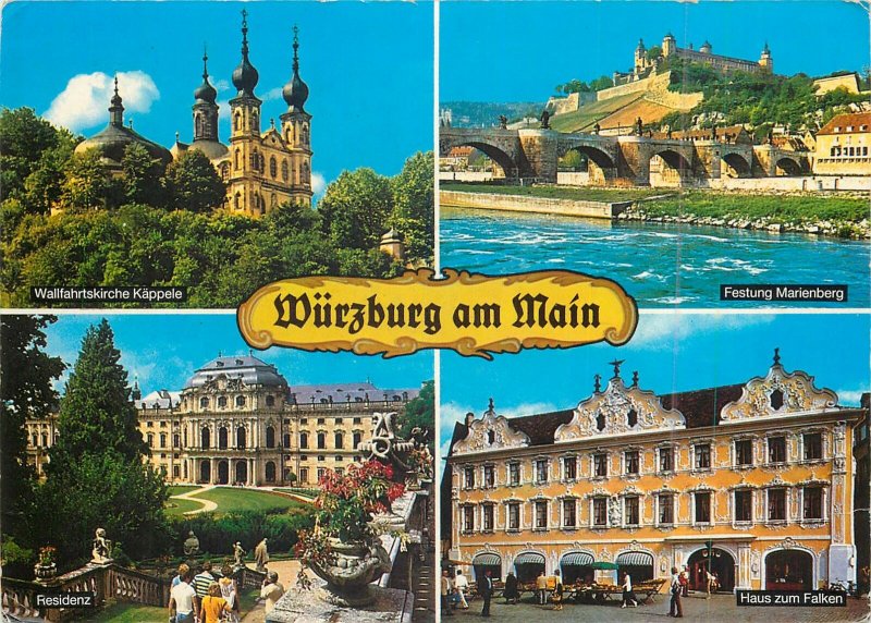 Postcard Germany Wurzburg am Main