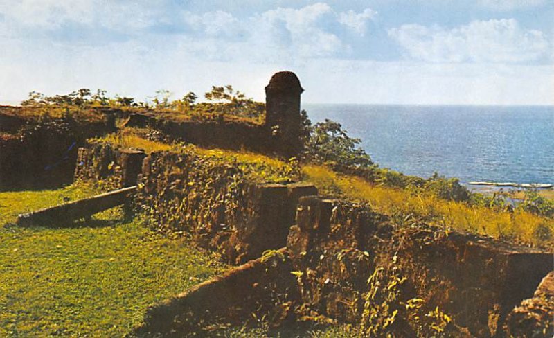 Ruins of Fort San Lorenzo Panama Tape on back 