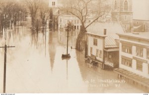 RP: MONTPELIER , Vermont, 1927 ; Main Street (Flood Damage)