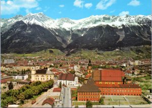 Postcard Austria Innsbruck and the Northern Chain